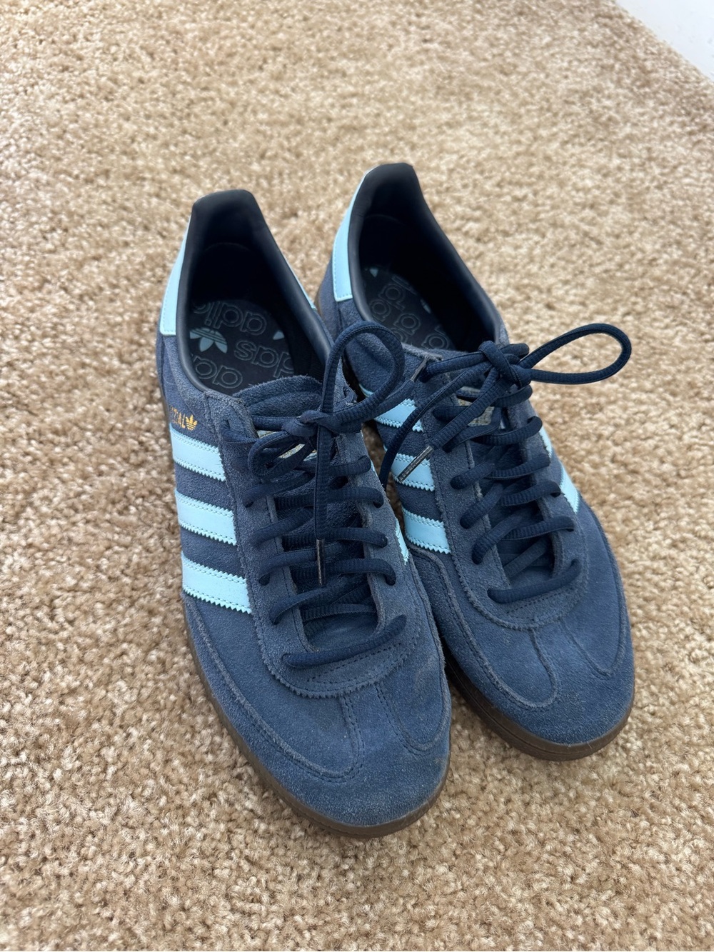 Adidas Women’s Handball Spezial in Navy / Clear Sky / Gum